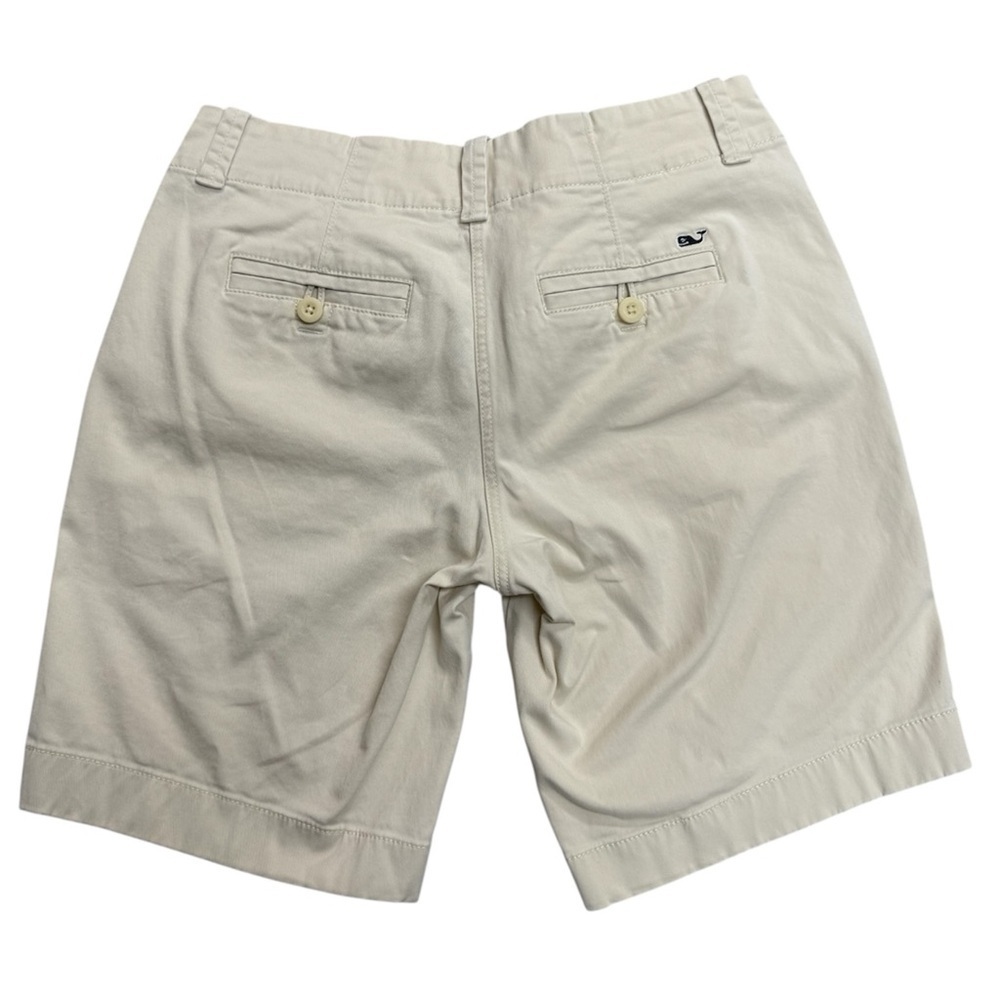 Vineyard Vines Khaki Chino Whale Shorts Size 2 - Picture 2 of 3